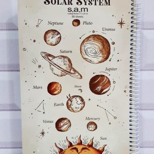 دفتر رحلی 80برگ سیمی s.a.m