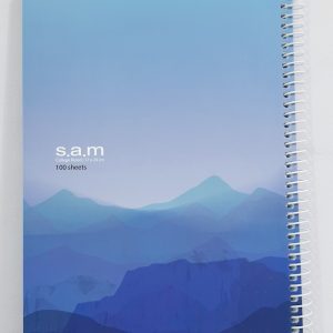 دفتر 100برگ وزیری سیمی کلاسیک s.a,m