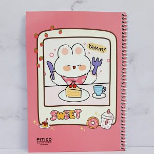 دفتر طرح دار 60 برگ سری animal