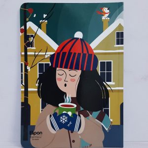 دفتر 60 برگ ته چسب طرح فانتزی